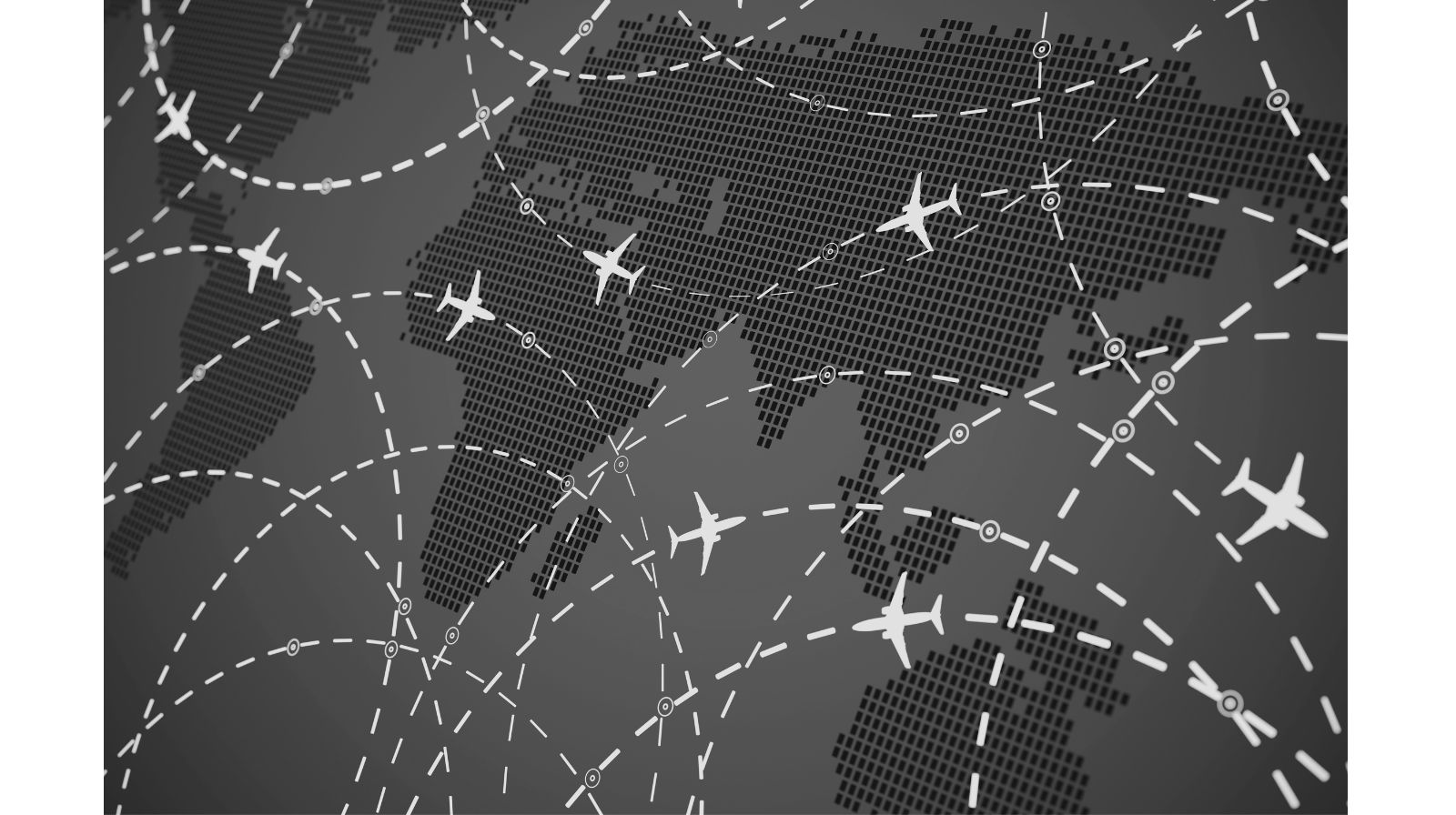 Manager che coordina un team internazionale durante una riunione, distribuendo la parola tra i partecipanti come un controllore di volo